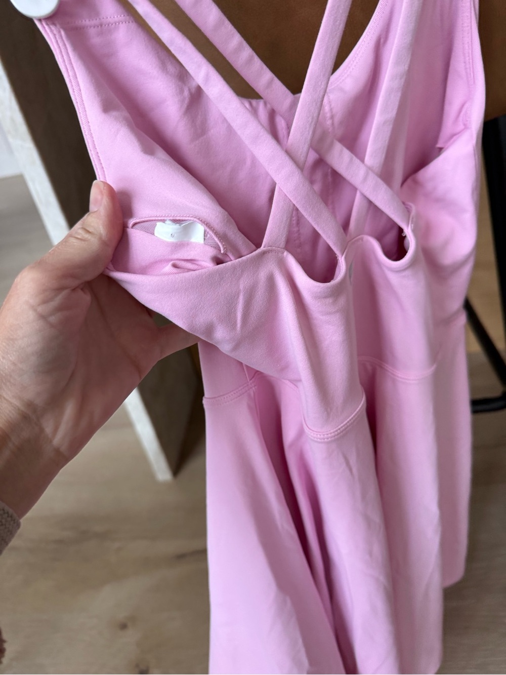 Pink Sleeveless Fabletics activewear Dress - Picture 4 of 6